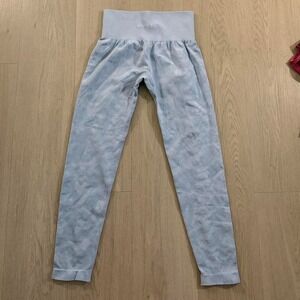 NVGTN Camo Seamless Leggings Color: Icy Blue Size: L